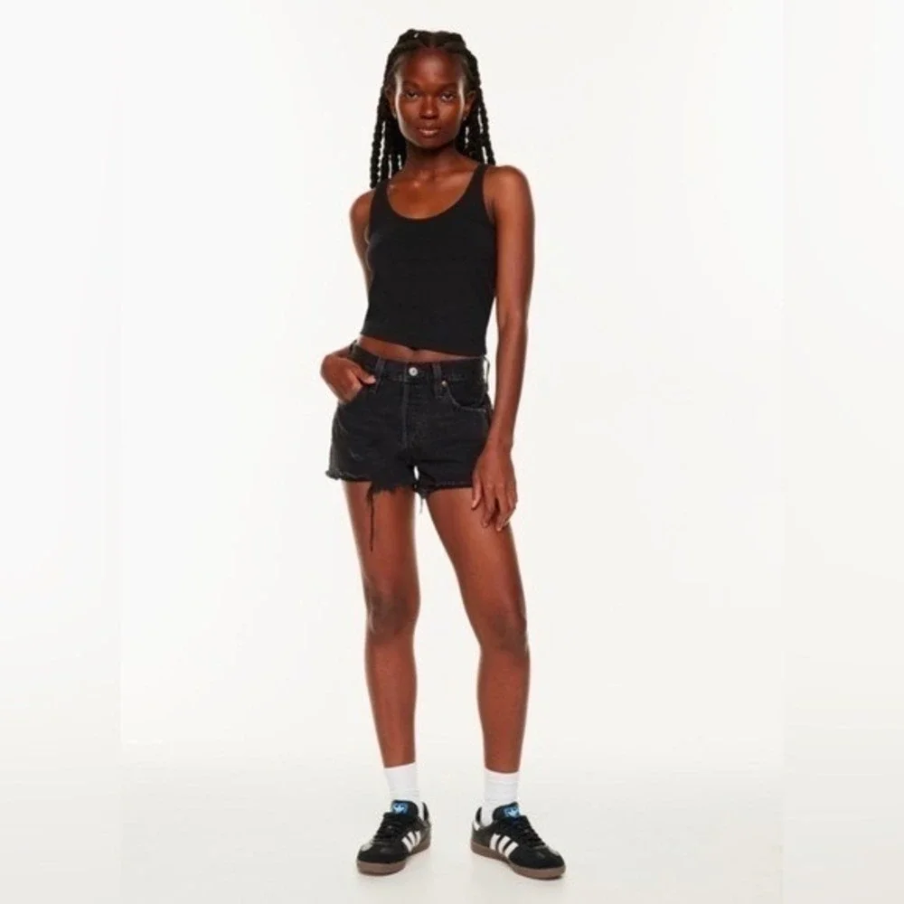 Levi's Premium 501‎ Original Denim Short Wise Up 25 Summer Festival Casual